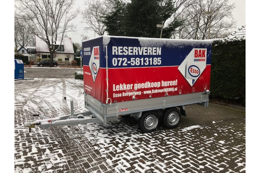 Tandemaanhanger met huif | Groot - Tango Carwash & aanhangwagenverhuur Havendreef - 1