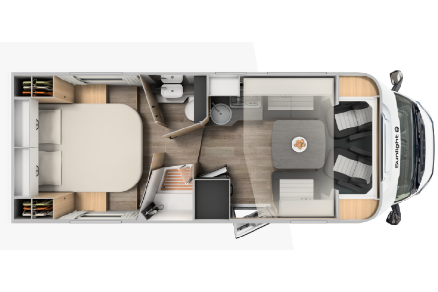 Half-integraal camper | Luxe type 3 - Van Acht Campers - 1