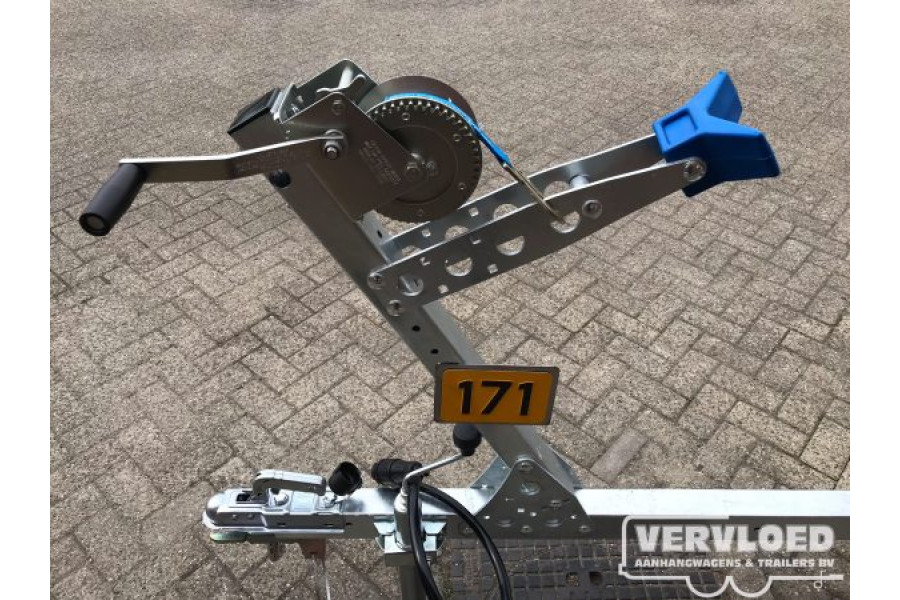 Boottrailer enkelasser kantelbaar 750kg - Vervloed Aanhangwagens & Trailers - 6