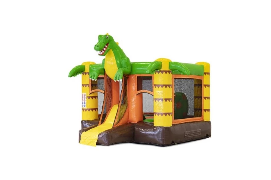 Open springkussen dinosaurus - Konings Kidsparty - 1