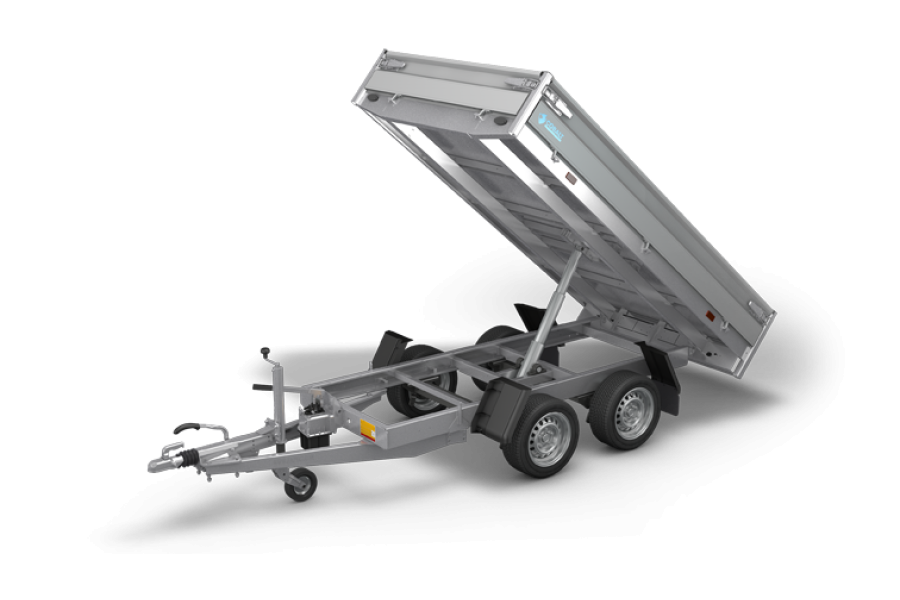 Aanhanger dubbelas - Huur mij Aanhangwagens - 1