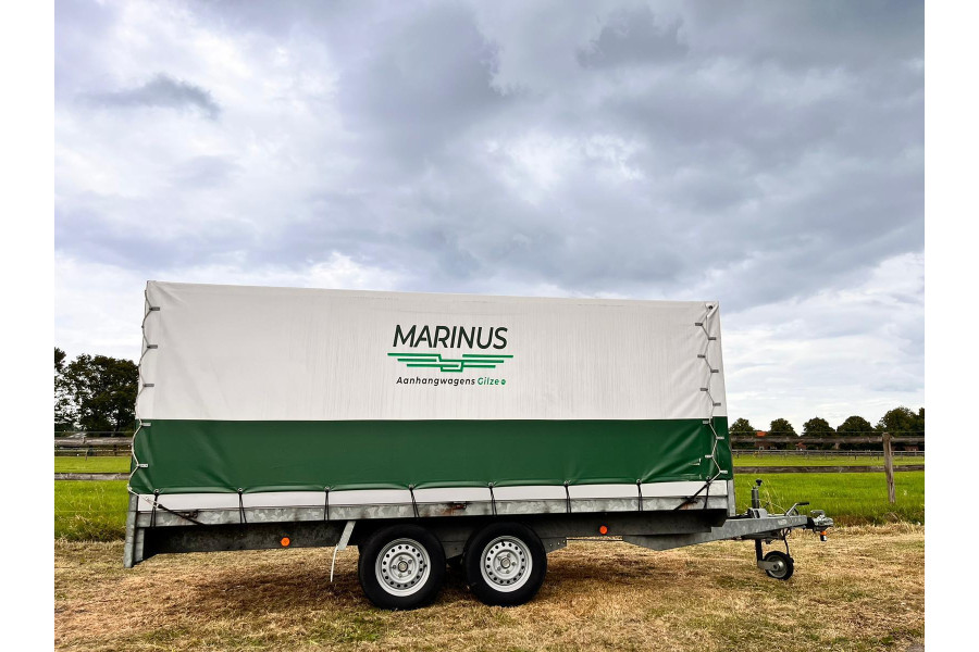 Huif plateau 4 x 1.85 - Marinus Aanhangwagens Gilze - 1