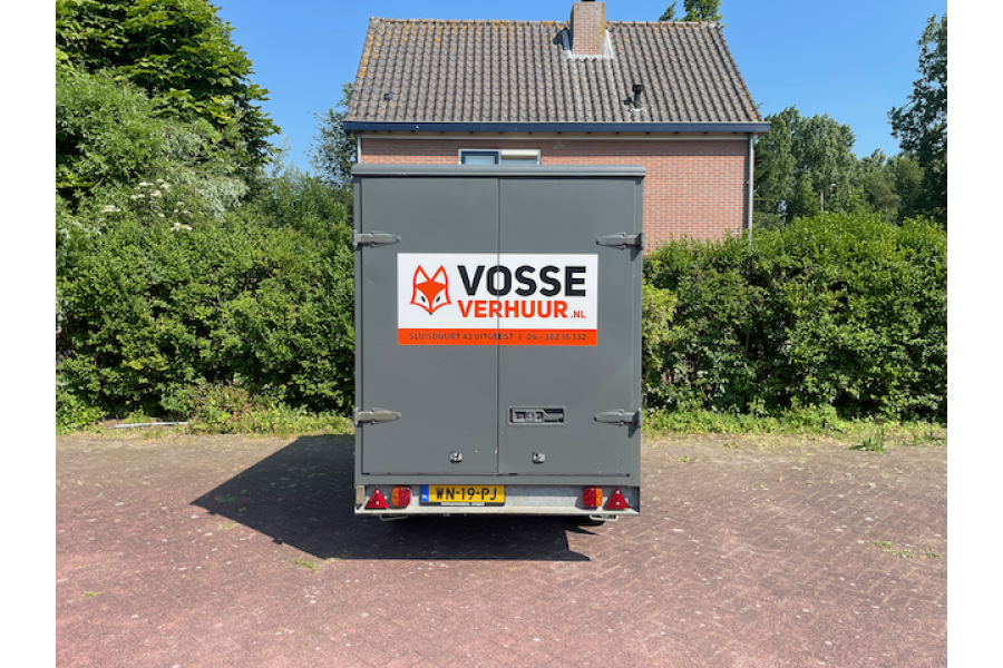 Gesloten (verhuis)aanhanger 290x165x180 - Vosse verhuur - 2