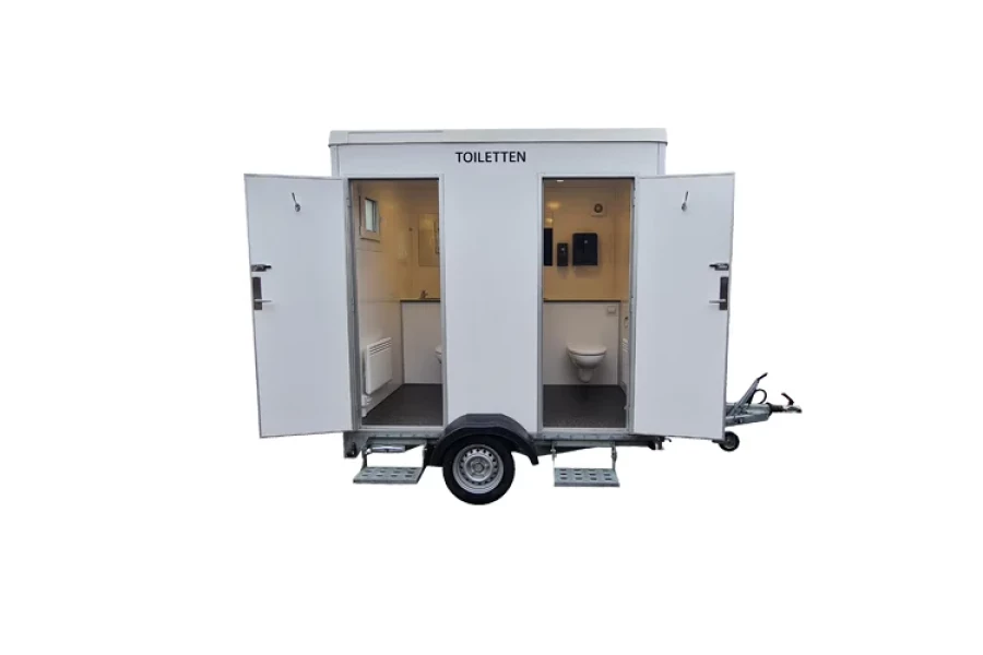 2 persoons luxe toiletwagen - Lamain Verhuur - 1