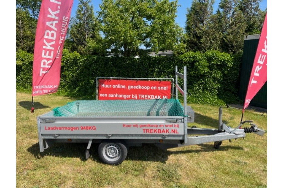 1350 kg open aanhanger - Trekbak - 2
