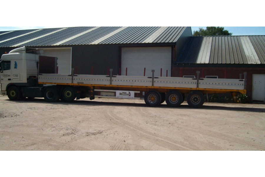 Platte trailer - Peer Kuijpers Transport en Verhuur - 2