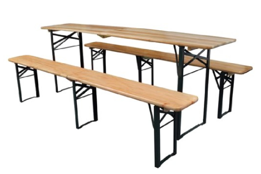 Inklapbare bierbank - Licht en geluid zeeland - 1