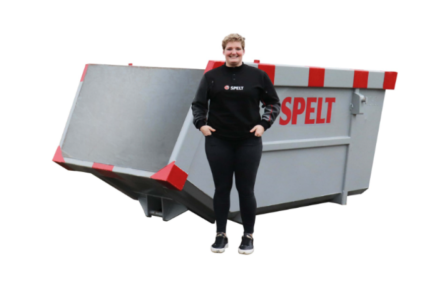 10m³ Bouw- en sloopafvalcontainer - Spelt Afvalinzameling - 2