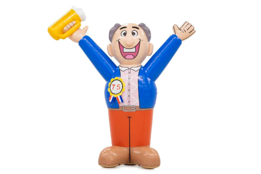 Abraham opblaaspop - Feestje het Gooi - 1