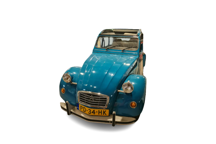 "Blue tropic" eend oldtimer - Ribbelbus.nl - 1