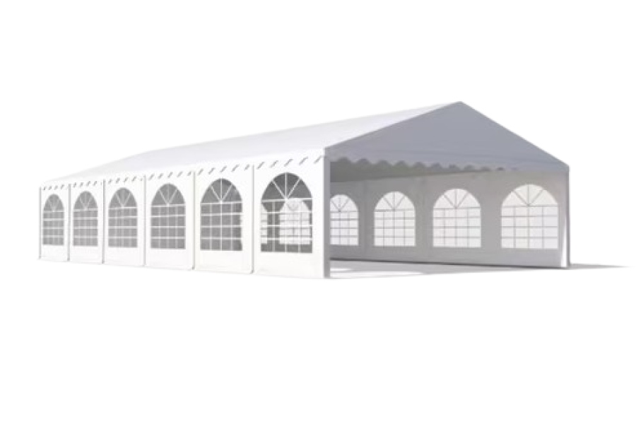 Partytent PVC wit 12x6 meter - Party Verhuur Hollink - 2