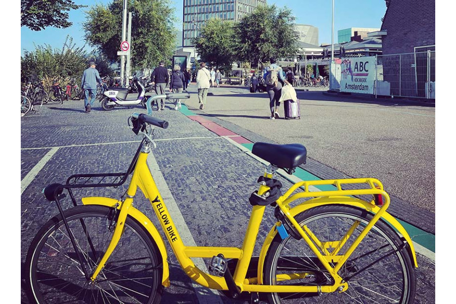 Stadsfiets - Yellow Bike - 2