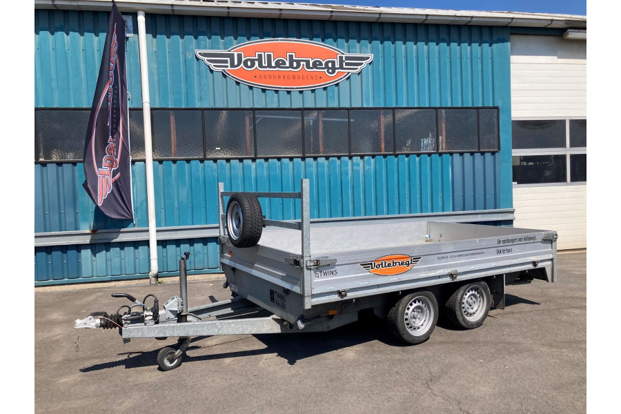 Plateauwagen tandemas - Vollebregt Aanhangwagens - 1