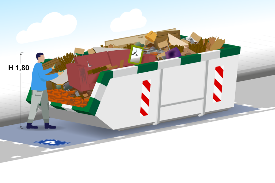 10m³ Grofvuilcontainer - Goedkopecontainer.nl - 3