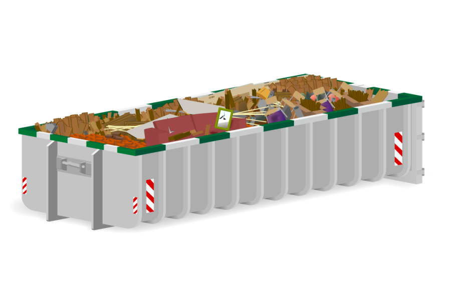 40m³ Grofvuilcontainer - Top Milieu Service - 1