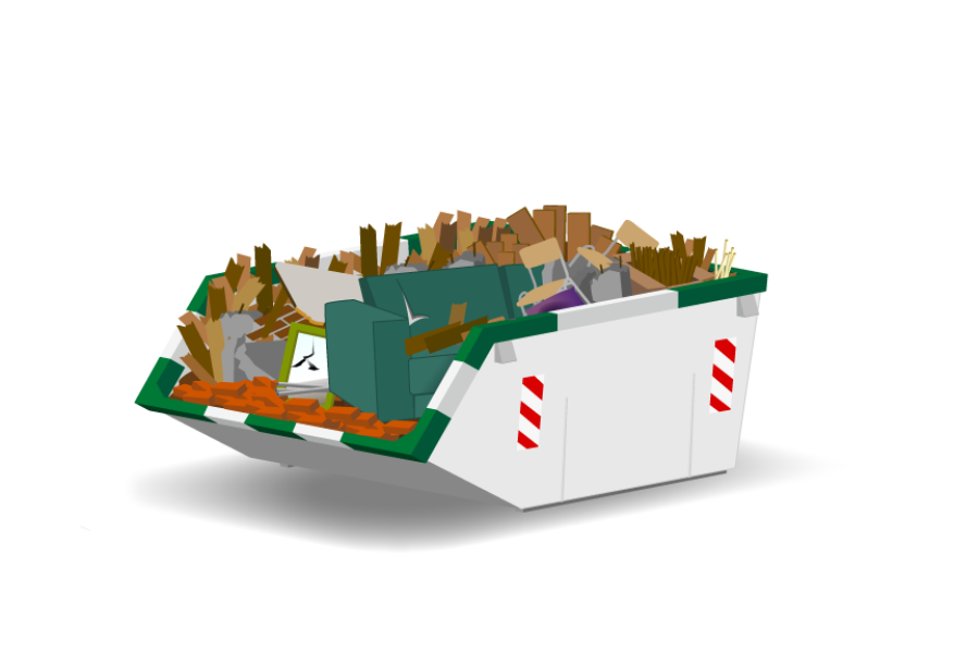 3m³ Bouw- en sloopafvalcontainer - Goedkopecontainer.nl - 3