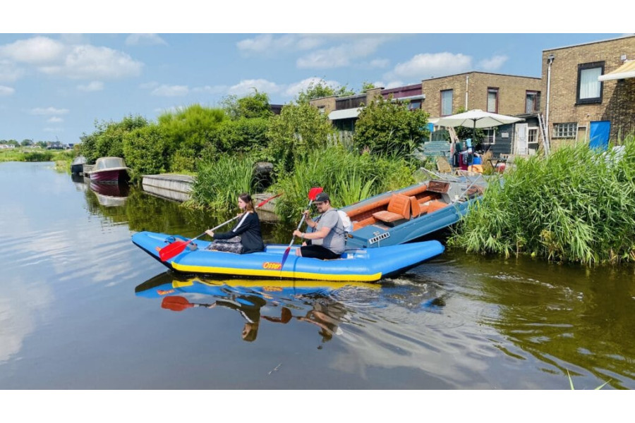 Kano huren | Otter kano voor 2-3 personen | zijaanzicht