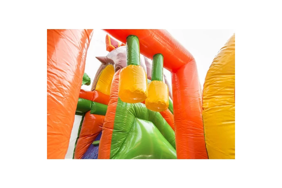 Open springkussen Dino multiplay - Konings Kidsparty - 4