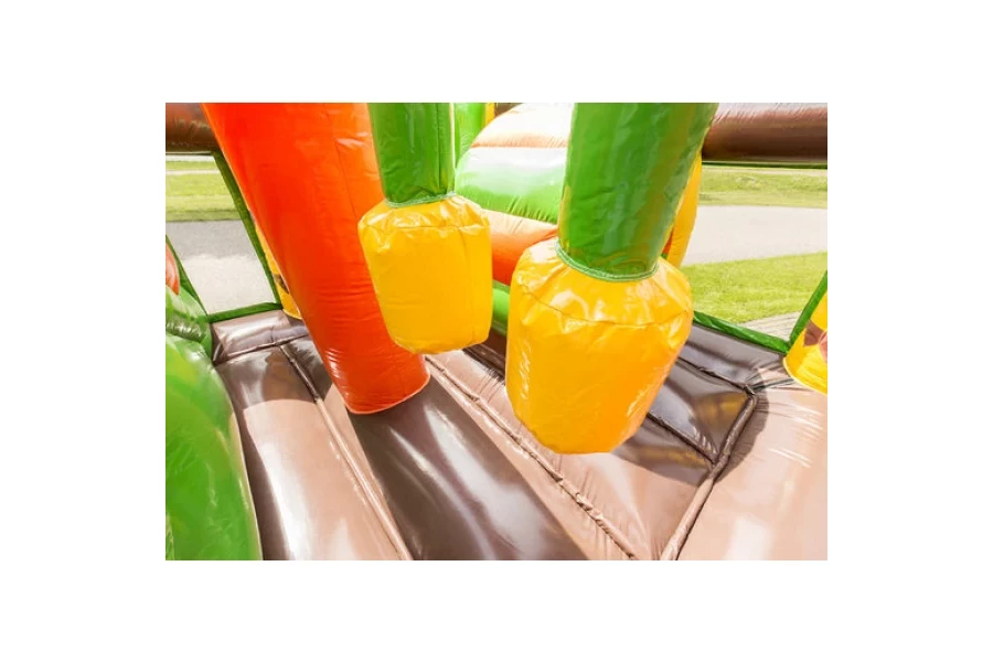 Open springkussen Dino multiplay - Konings Kidsparty - 3