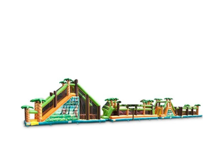 MegaRun Jungle Stormbaan 46,5m - Partyverhuren.nl - 1